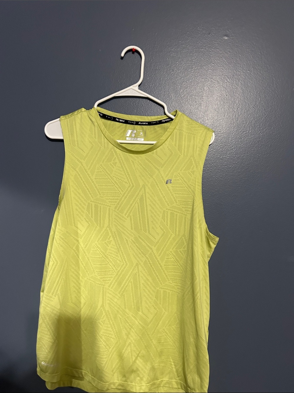 Russell Athletic Women’s Lime Green Sleeveless Performance Tank